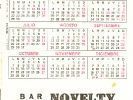 Calendario Bar Novelty 1974